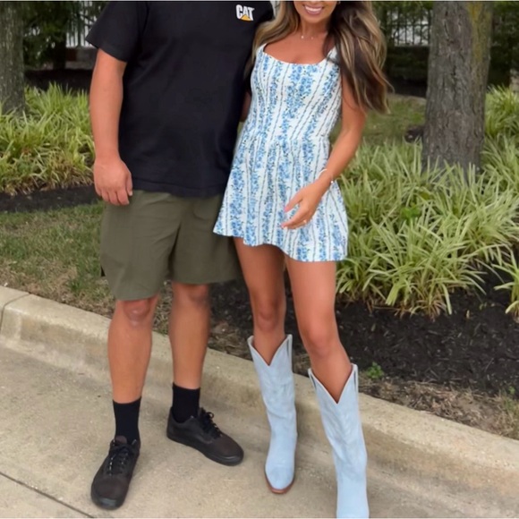 Show me your mumu Nina Skort Dress ~ Blue Bliss Stripe - Picture 6 of 6